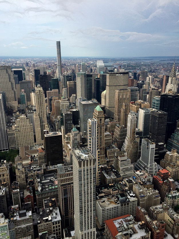 ניו יורק מבט מגג האמפייר סטייט